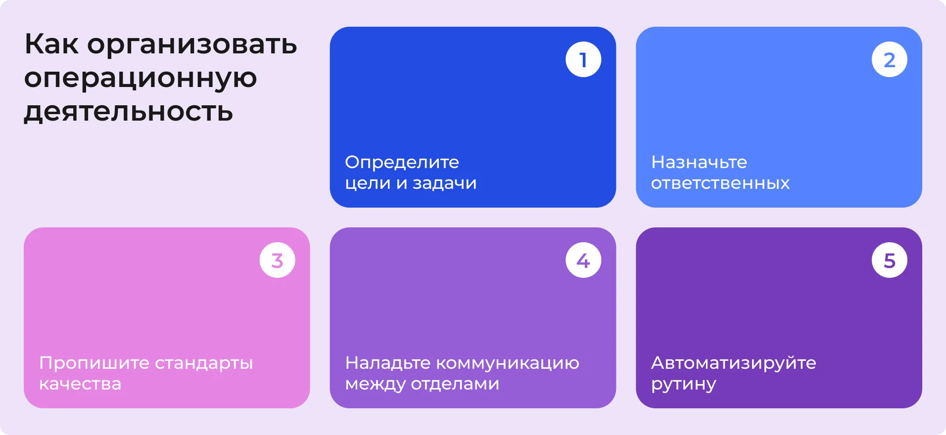 Как организовать операционную деятельность: инструкция